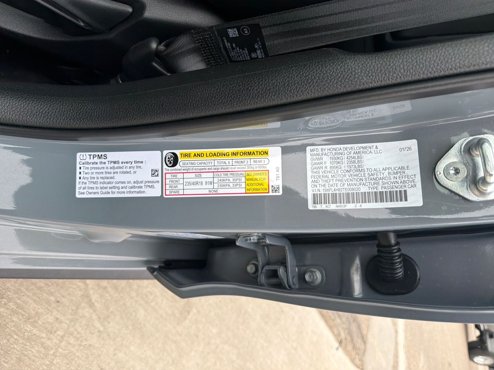 2026 Honda Civic Hybrid Sport