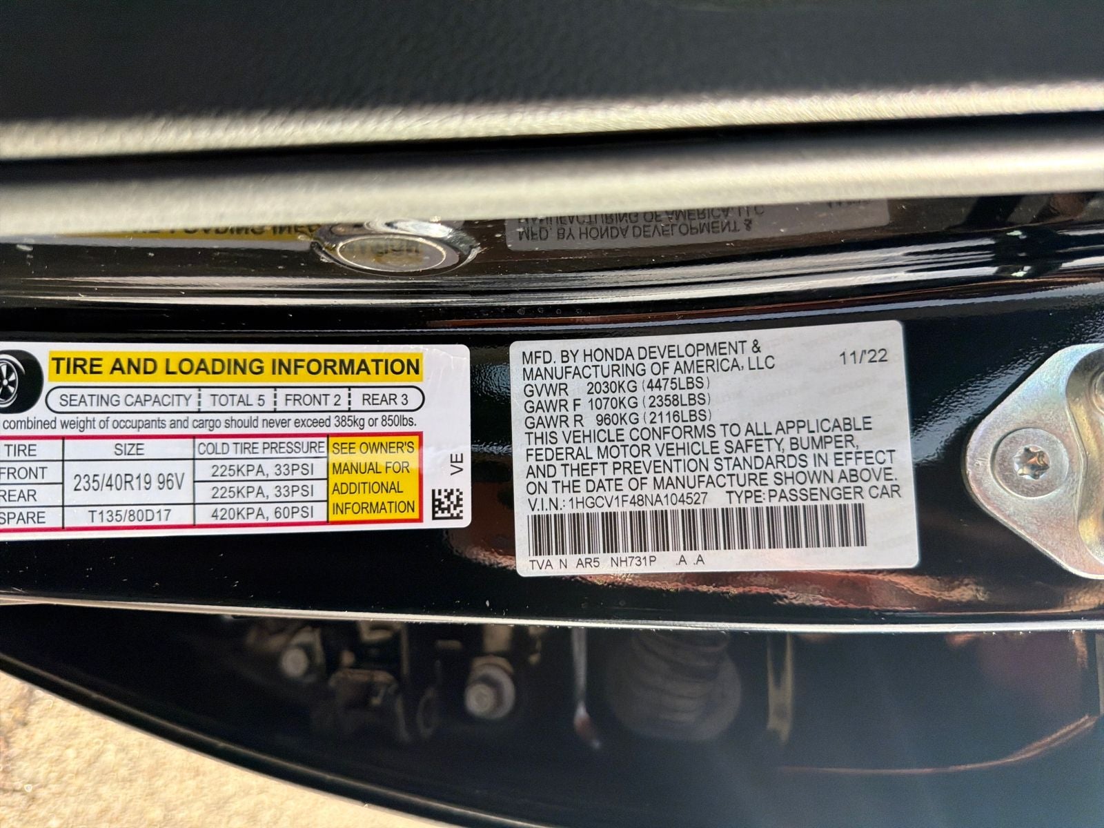 2022 Honda Accord Sport Special Edition