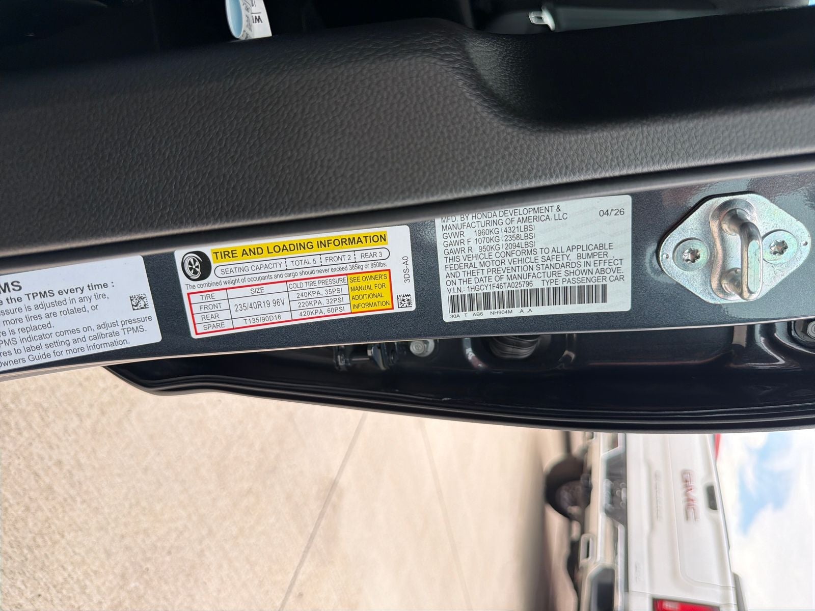 2026 Honda Accord SE
