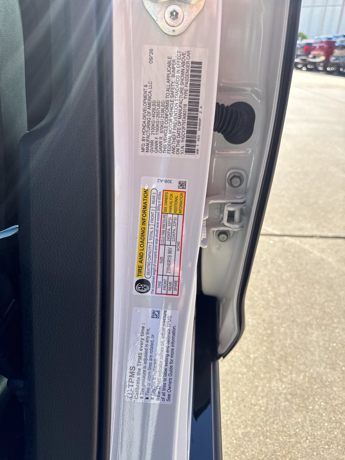 2026 Honda Accord Hybrid Sport-L