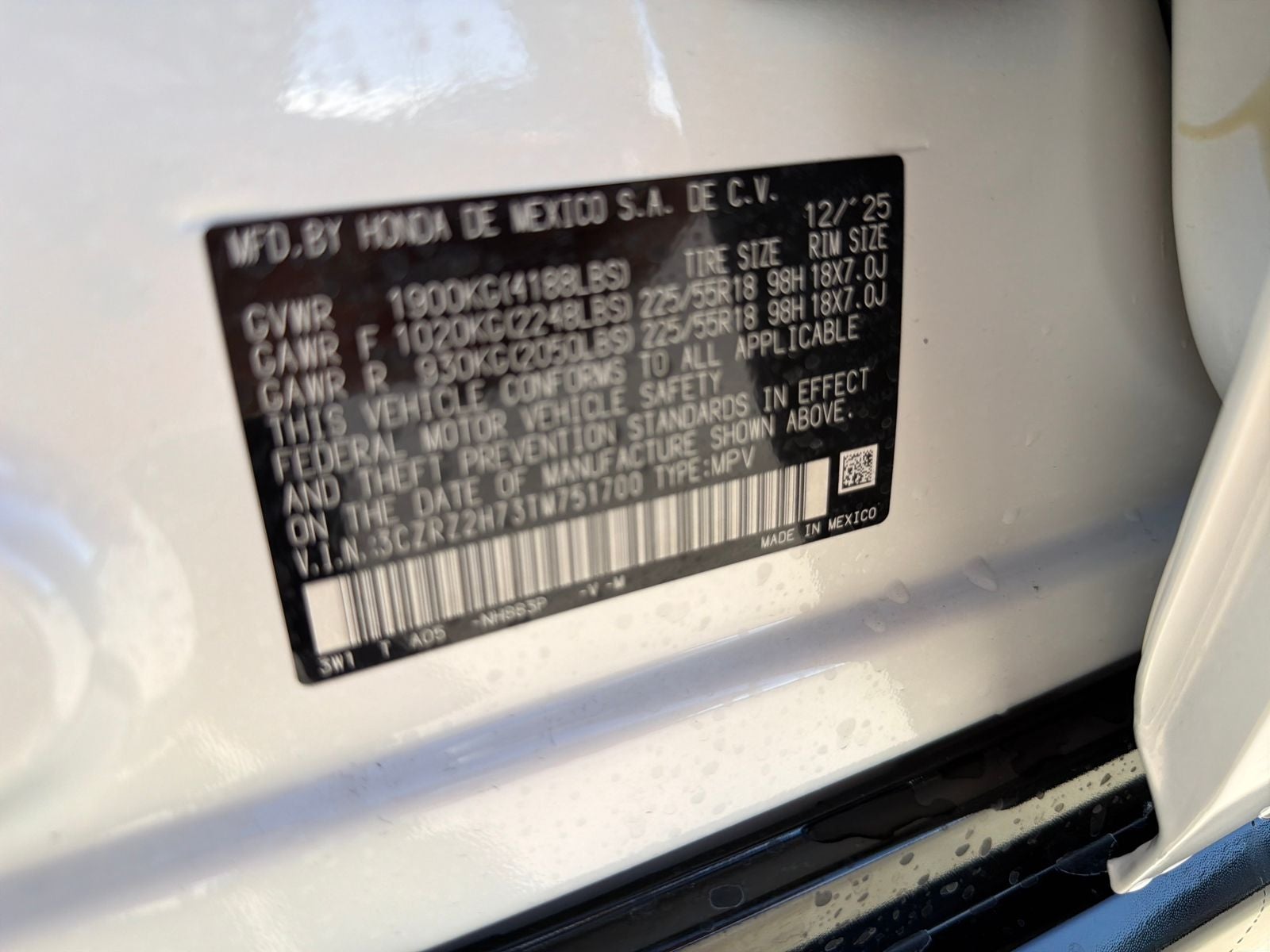 2026 Honda HR-V EX-L