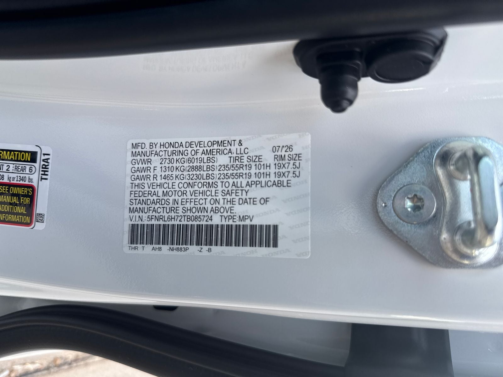 2026 Honda Odyssey Sport-L