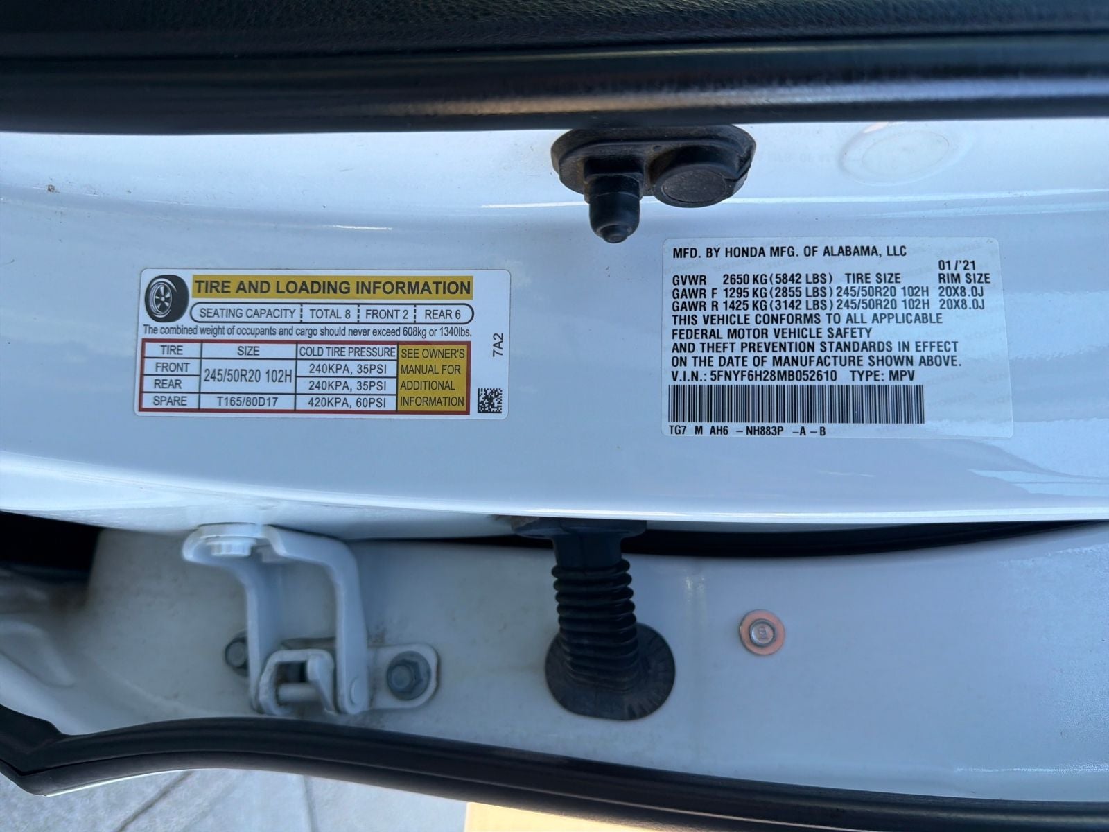 2021 Honda Pilot Special Edition