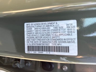 2026 Honda Passport TrailSport Elite