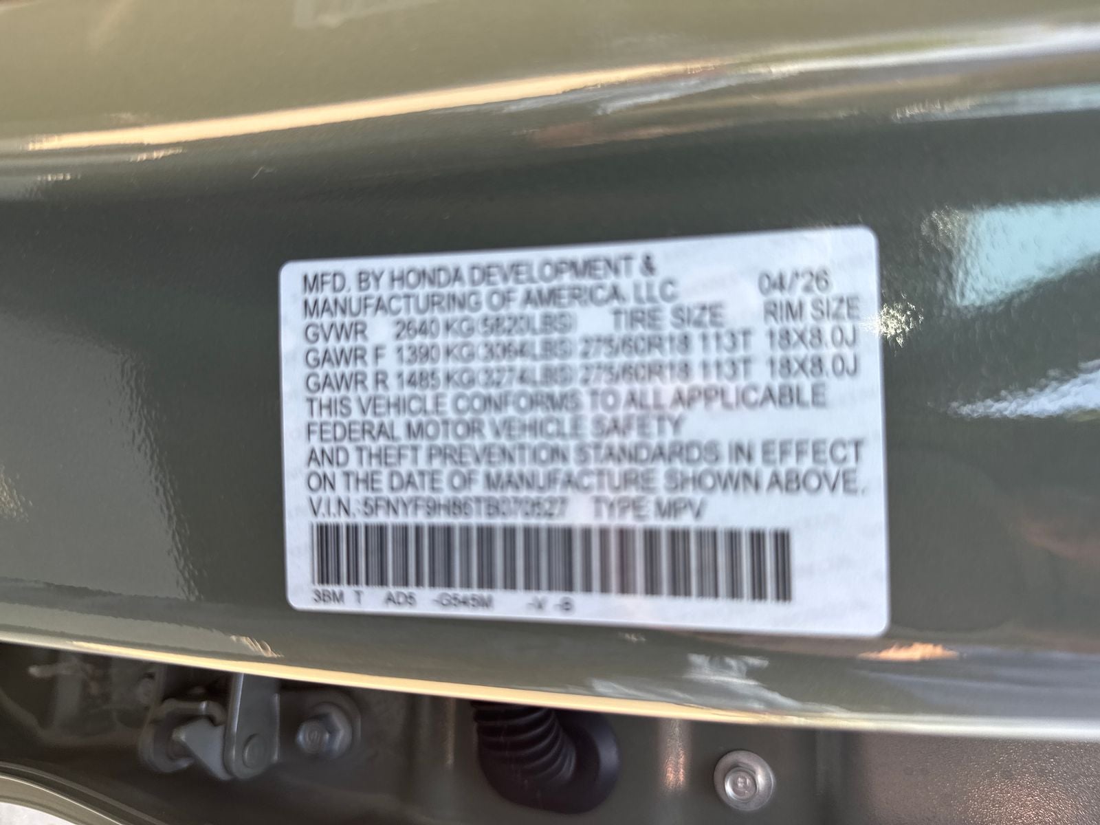 2026 Honda Passport TrailSport Elite