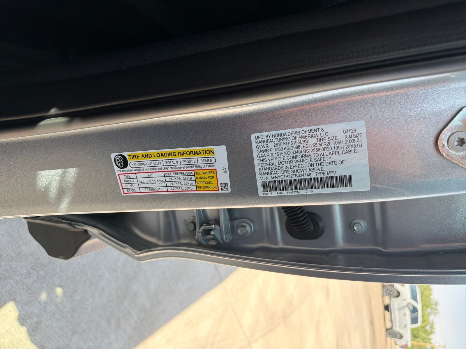 2026 Honda Pilot Sport