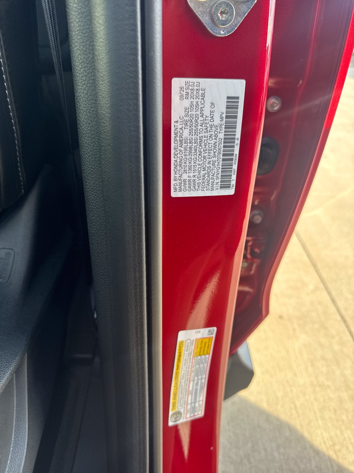 2026 Honda Pilot Touring