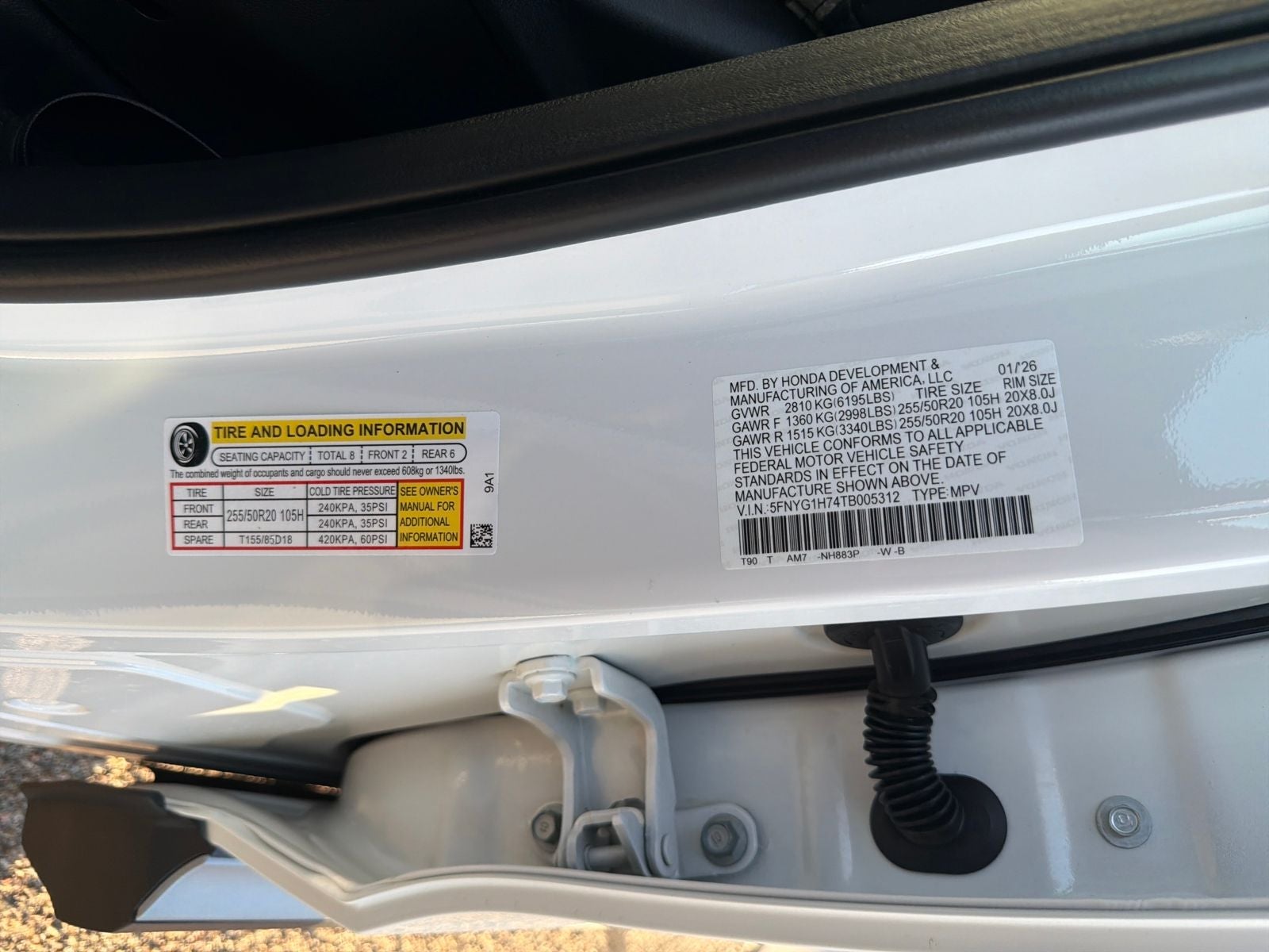 2026 Honda Pilot Touring