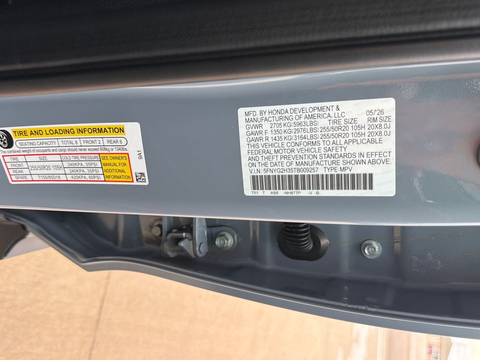 2026 Honda Pilot Sport