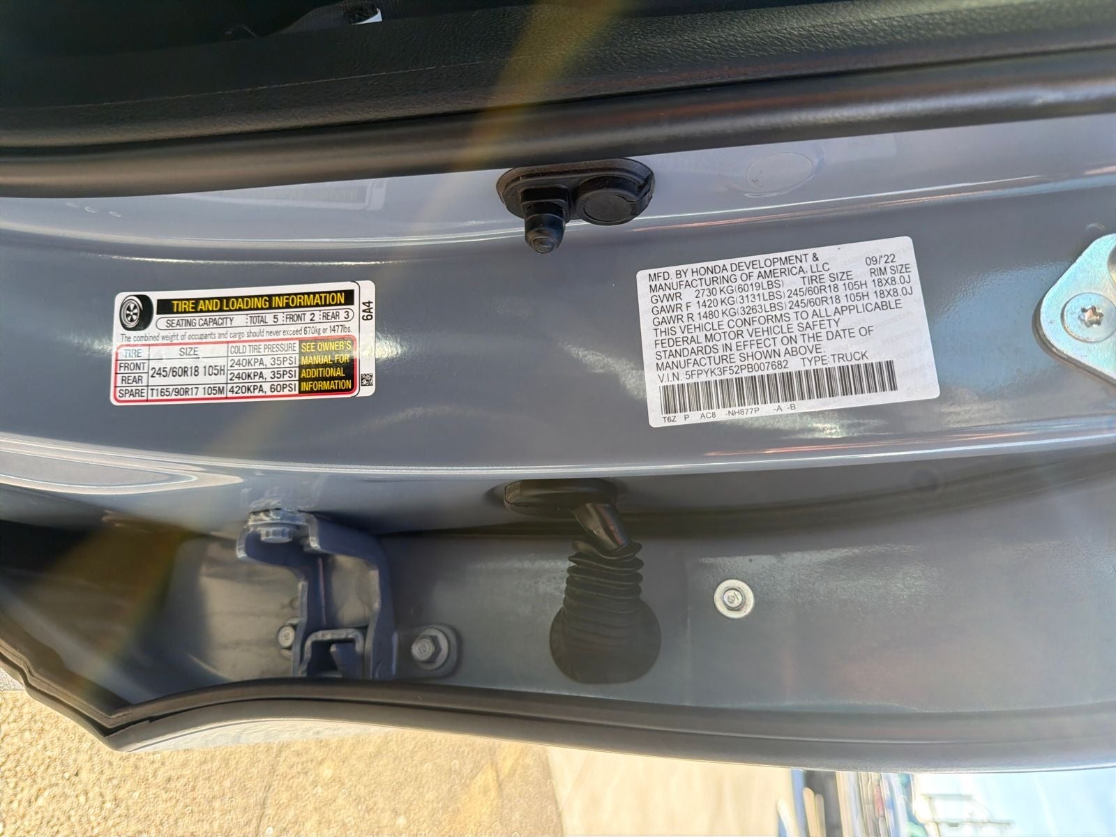 2023 Honda Ridgeline RTL