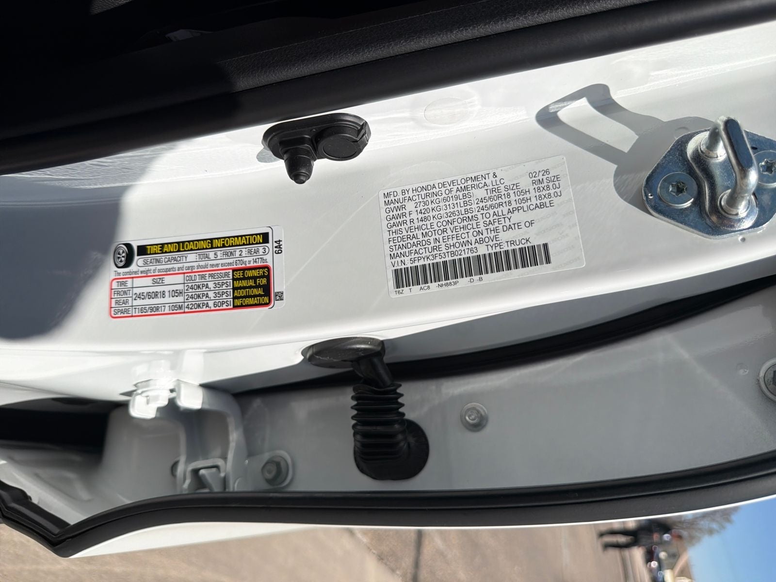 2026 Honda Ridgeline RTL