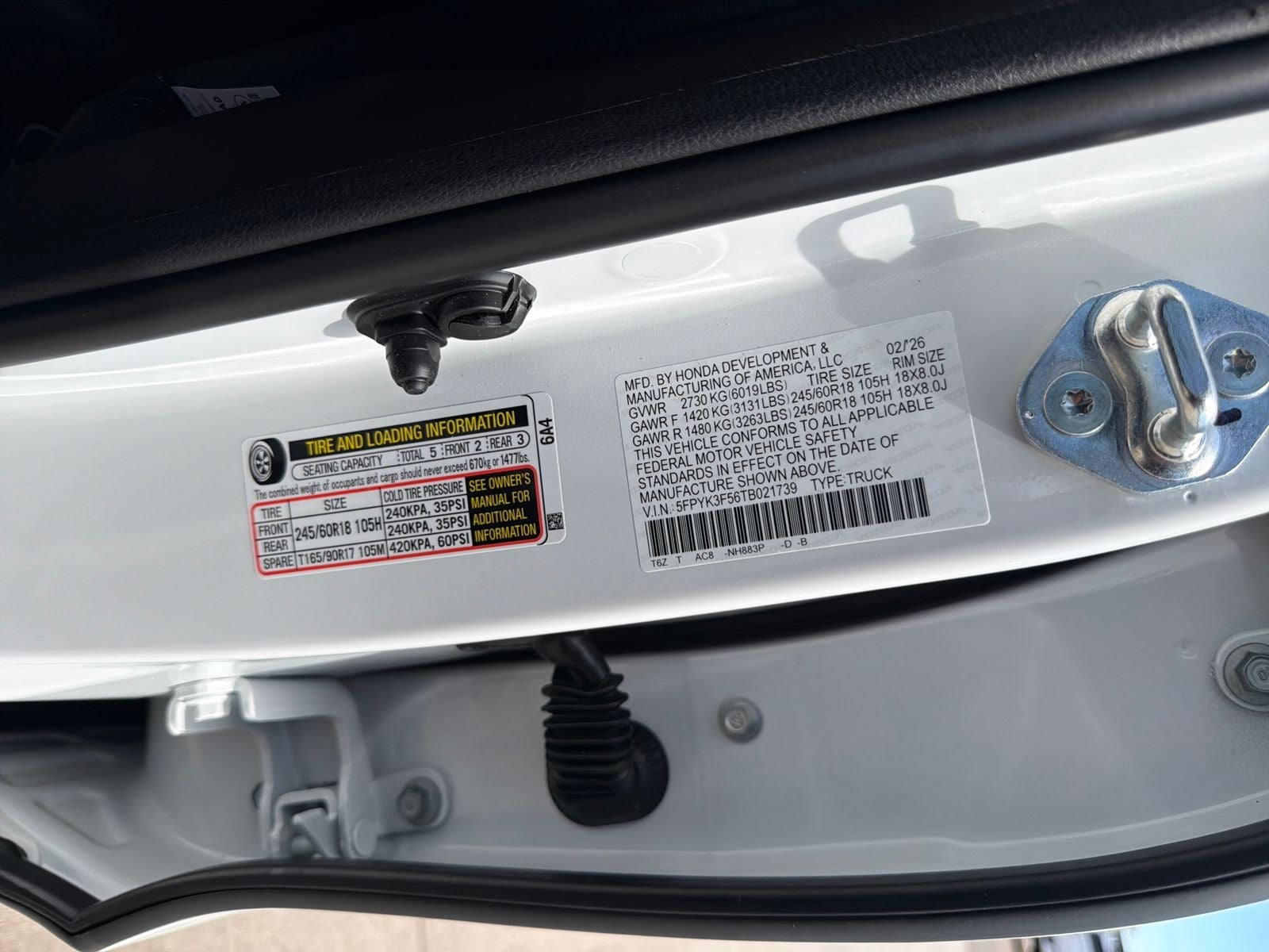 2026 Honda Ridgeline RTL