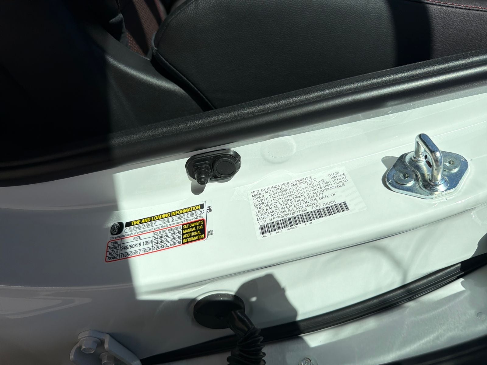 2026 Honda Ridgeline Black Edition