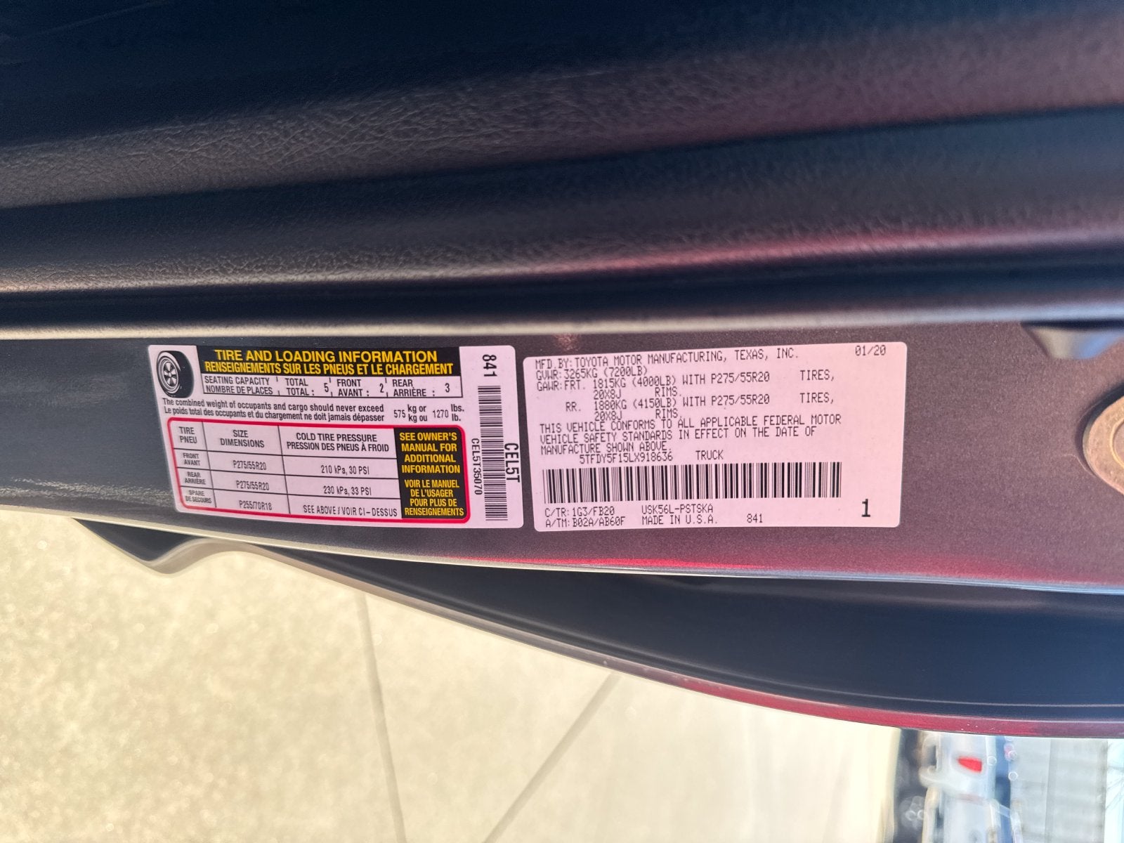 2020 Toyota Tundra SR5