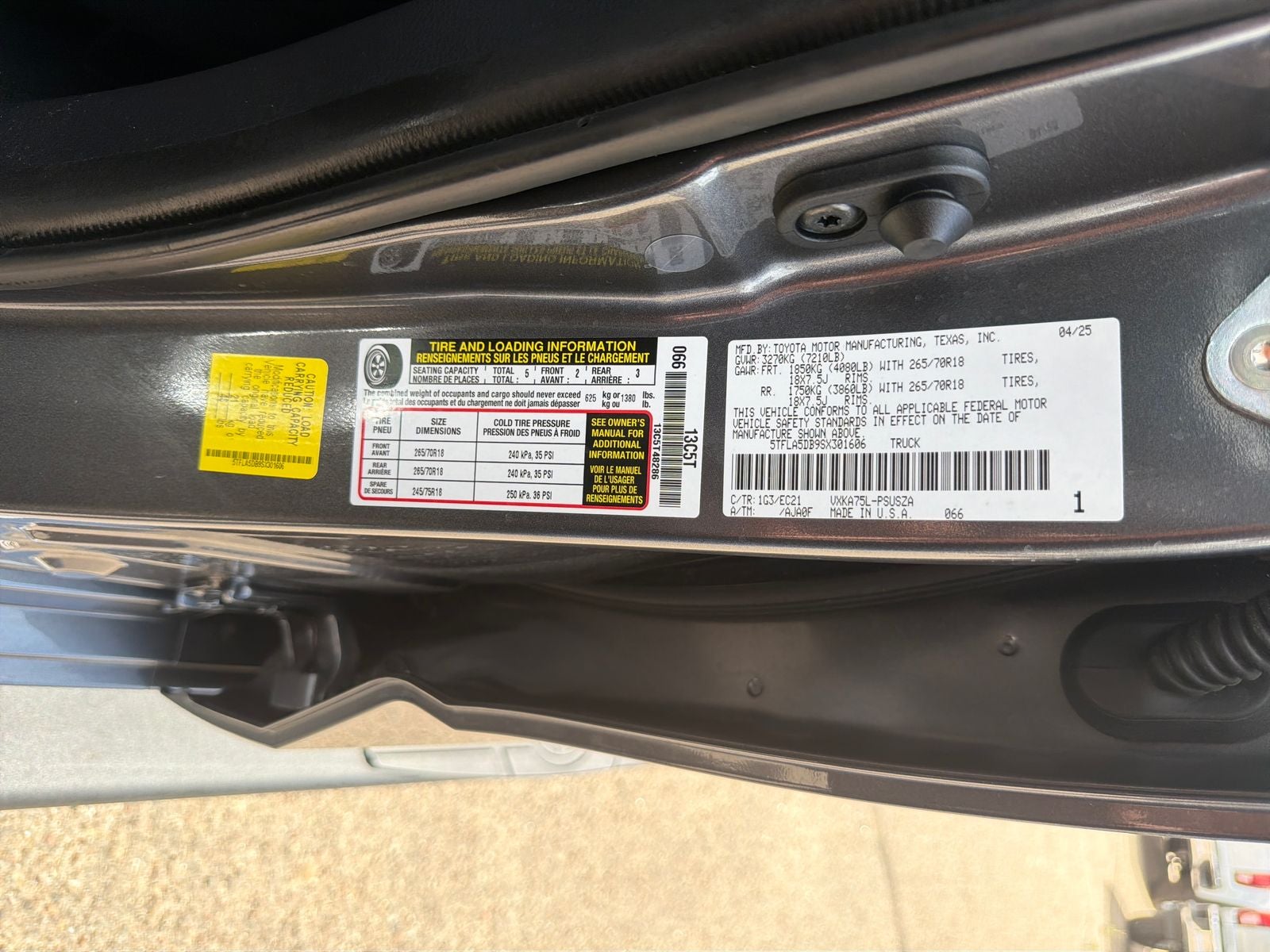 2025 Toyota Tundra SR5