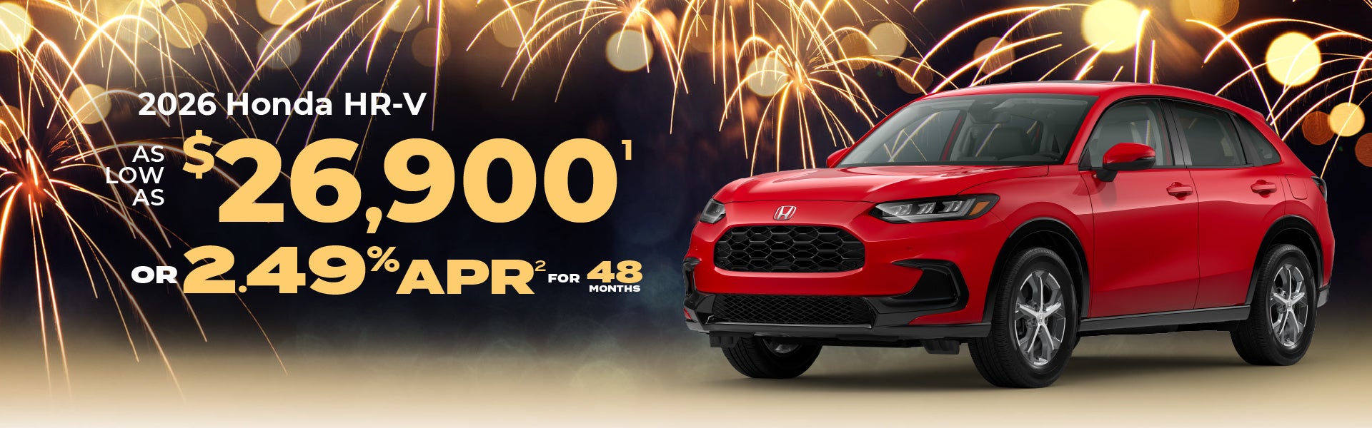 2026 Honda HR-V - as low as $26,900 or 2.99% APR