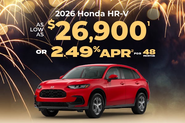 2026 Honda HR-V - as low as $26,900 or 2.99% APR