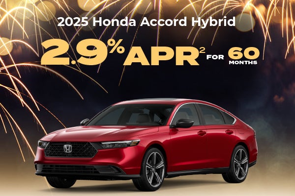 2025 Accord Hybrid - 2.99% APR