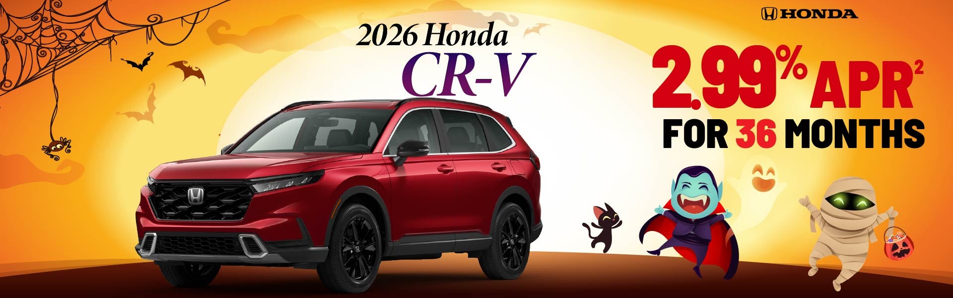 2026 CR-V - 2.99% APR for 36 Months