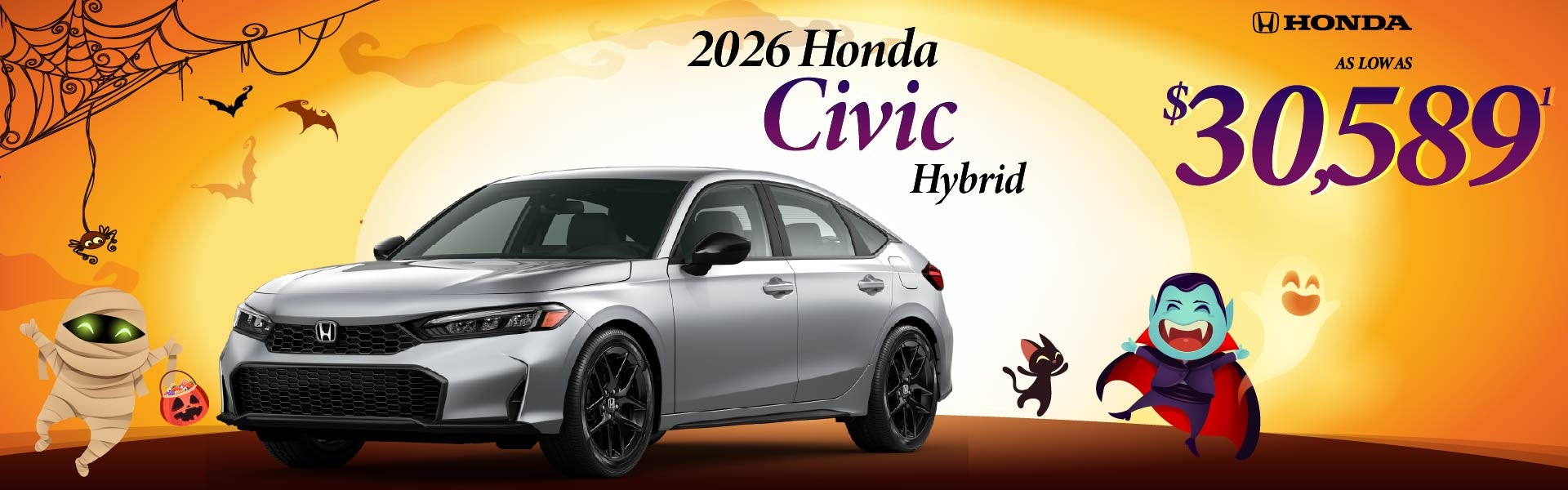 2026 Civic Hybrid - as low as $30,589