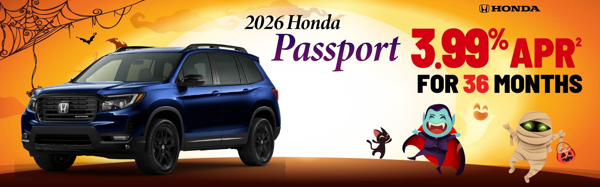 2026 Passport - 3.99% APR for 36 Months